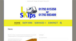 Desktop Screenshot of lkskips.co.uk